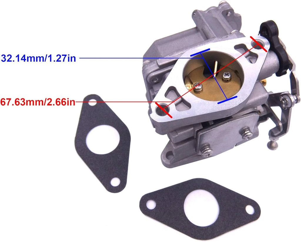 Outboard Carburetor w/Gasket for Mercury 9.9HP 4-Stroke (2006–Present) 3303-895110T01