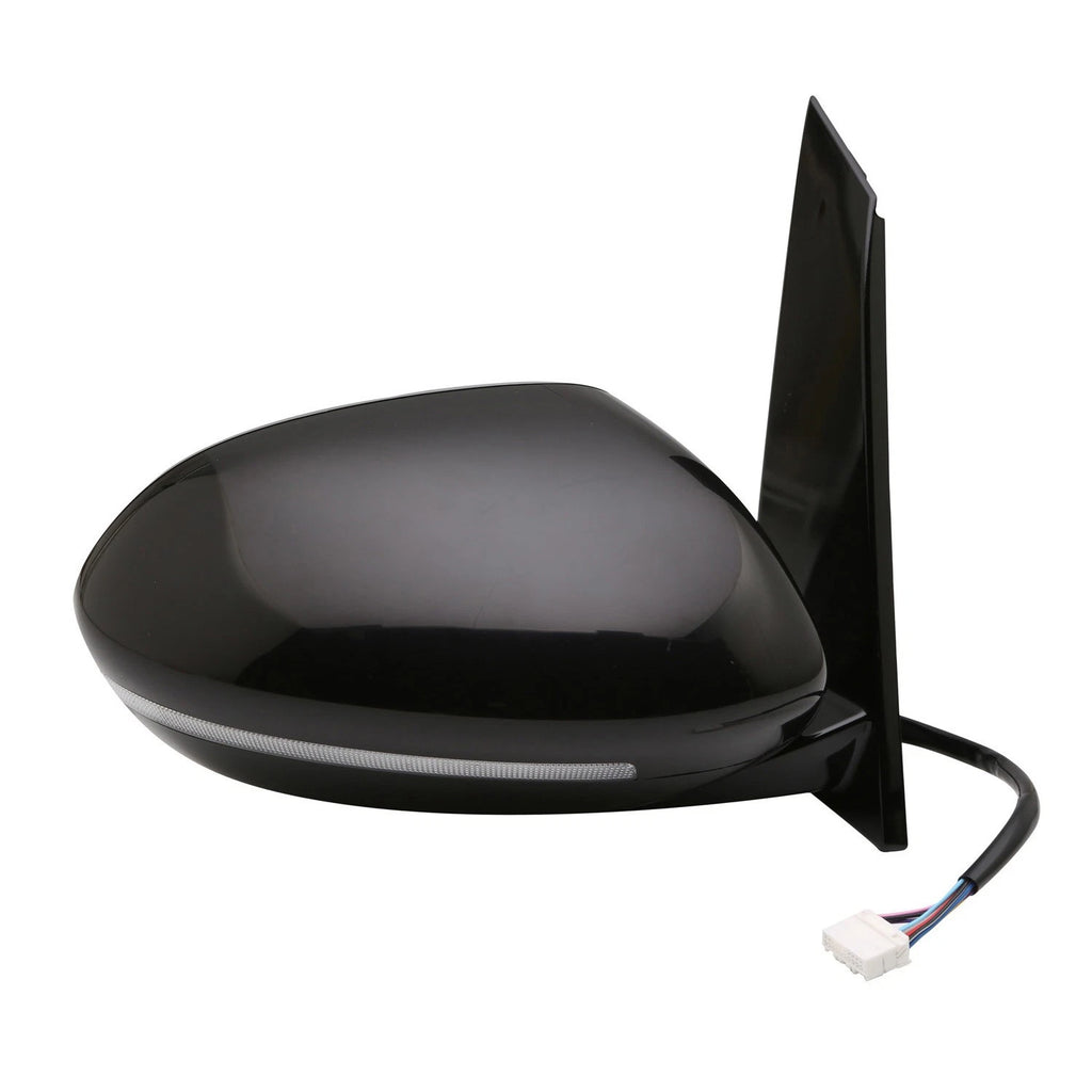 Replacement Ready to Paint Passenger Side Door Mirror w/Memory