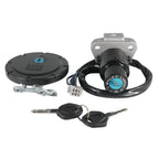 Fuel Gas Cap Ignition Key Switch Lock Set for Kawasaki KMX125 KMX200 (1986–2000)