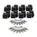 Set of 8 Ignition Coils & 16 Double Platinum Spark Plugs for Mercedes V8 (4.3, 5.0)