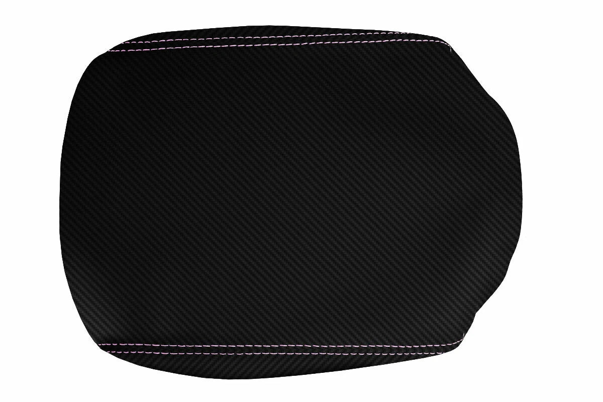 Console Lid Armrest Cover Carbon Fiber for Honda Pilot (2009–2015)
