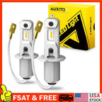 2X H3 LED Fog Light Bulbs for Universal Fit