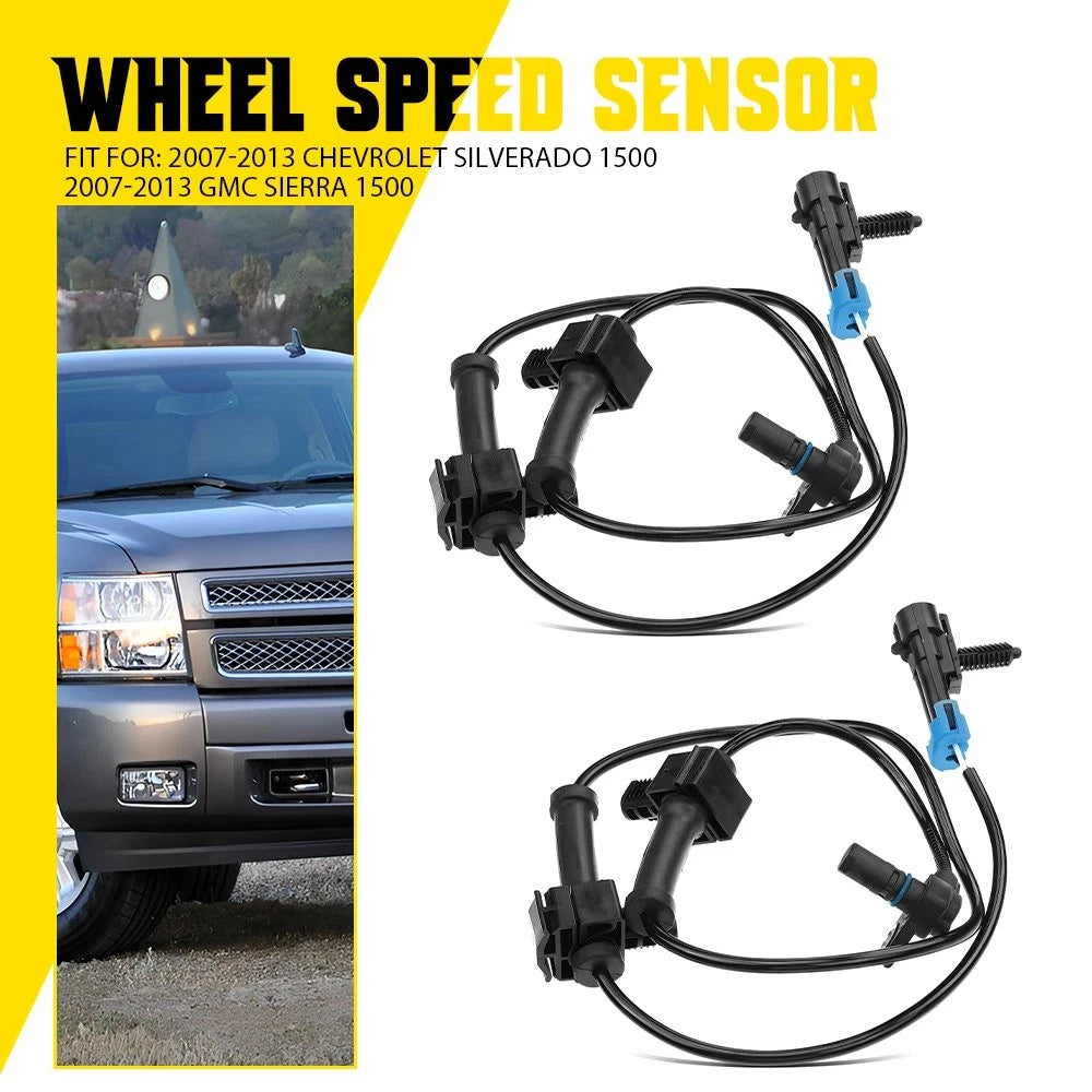 ABS Wheel Speed Sensor Set of 2 for Silverado 1500 & Sierra 1500 (H)