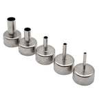 Set of 5 Nozzles for Hot Air Station Soldering (22mm, 3mm, 4mm, 5mm, 8mm, 10mm)
