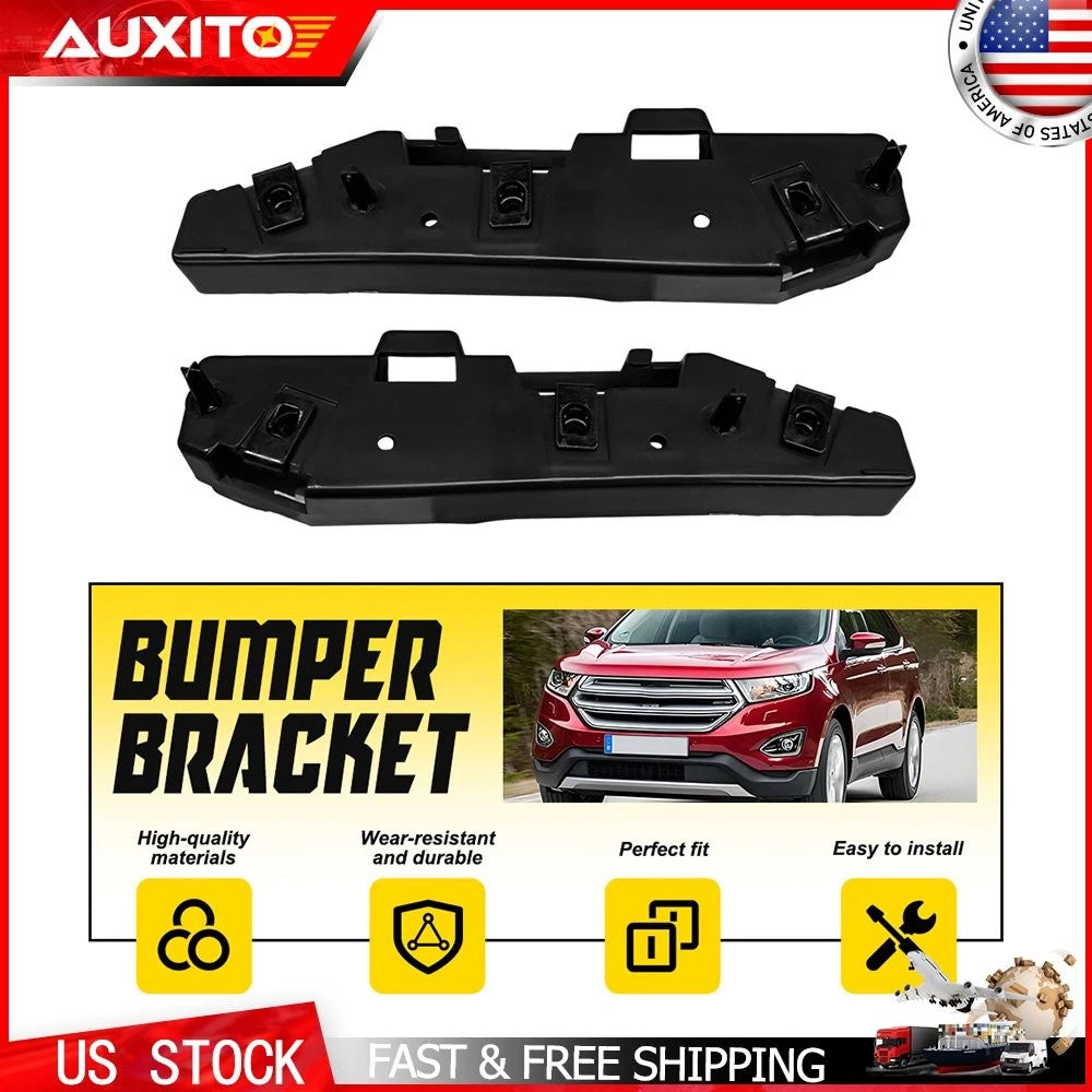 Front Bumper Mounting Bracket Set for Ford Edge (2015–2018) Left + Right
