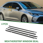 4pcs Weatherstrip Window Seal No. 7572002200 for Toyota Corolla (2003–2008)