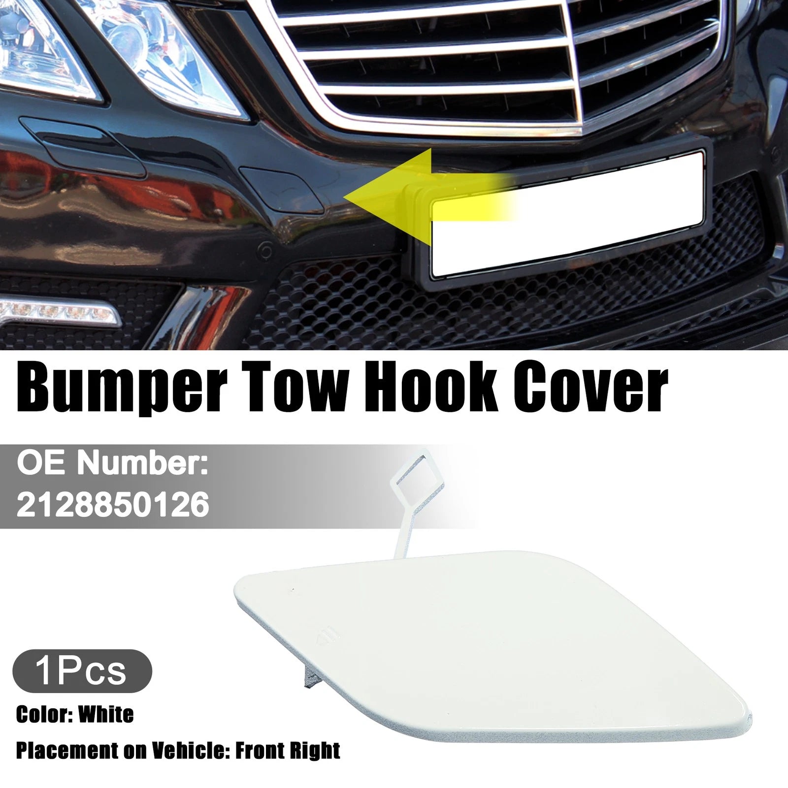 Front Right Tow Hook Cover for Mercedes Benz E-Class (2017–2023)
