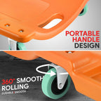 40" Ergonomic HDPE Automotive Creeper for Universal Use (200Lbs Capacity)