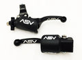 ASV F3 Shorty Front Brake Clutch Perch Levers Dust Covers for Honda XR 250R (2004–2007)