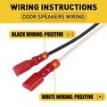 2X Car Door Speaker Harness Wire Connector Adapter for Jeep Dodge Chrysler