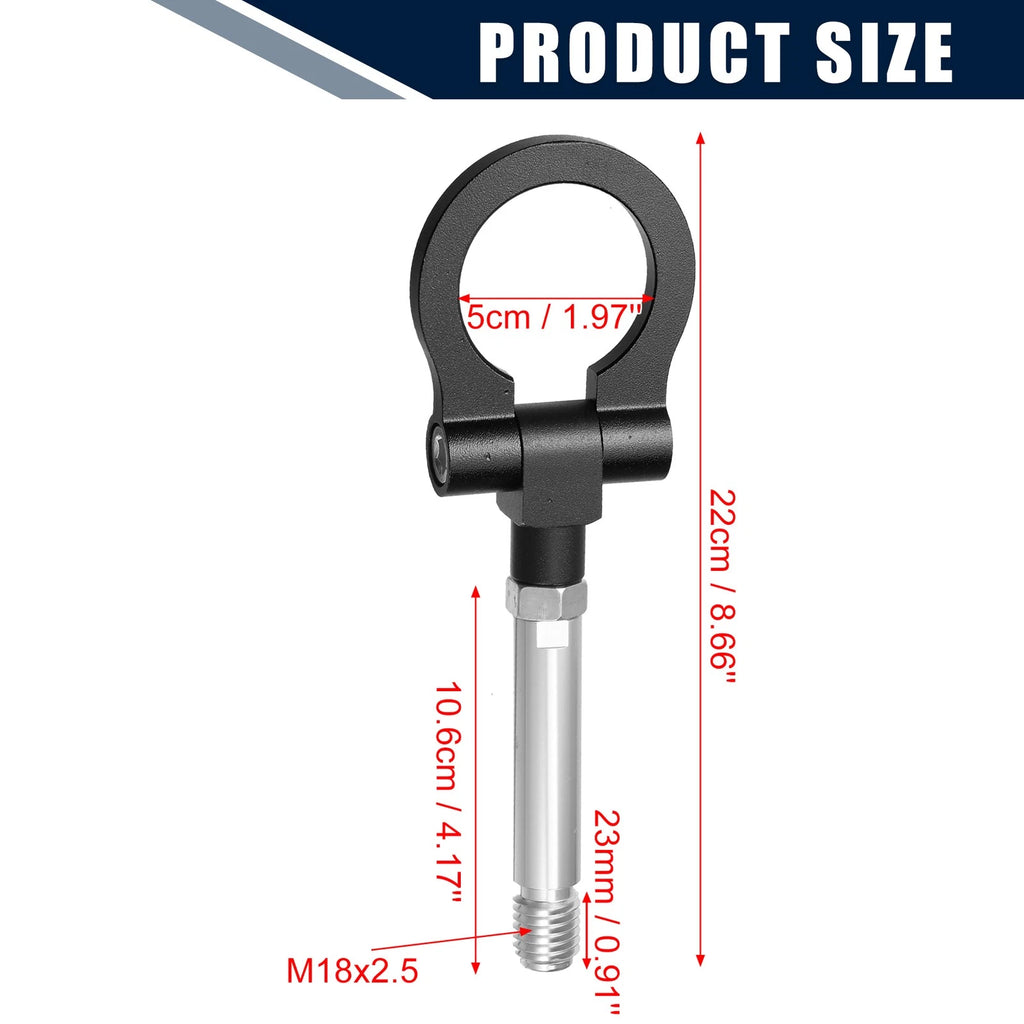 Bumper Trailer Ring Eye Towing for Honda Fit (2009–2014)