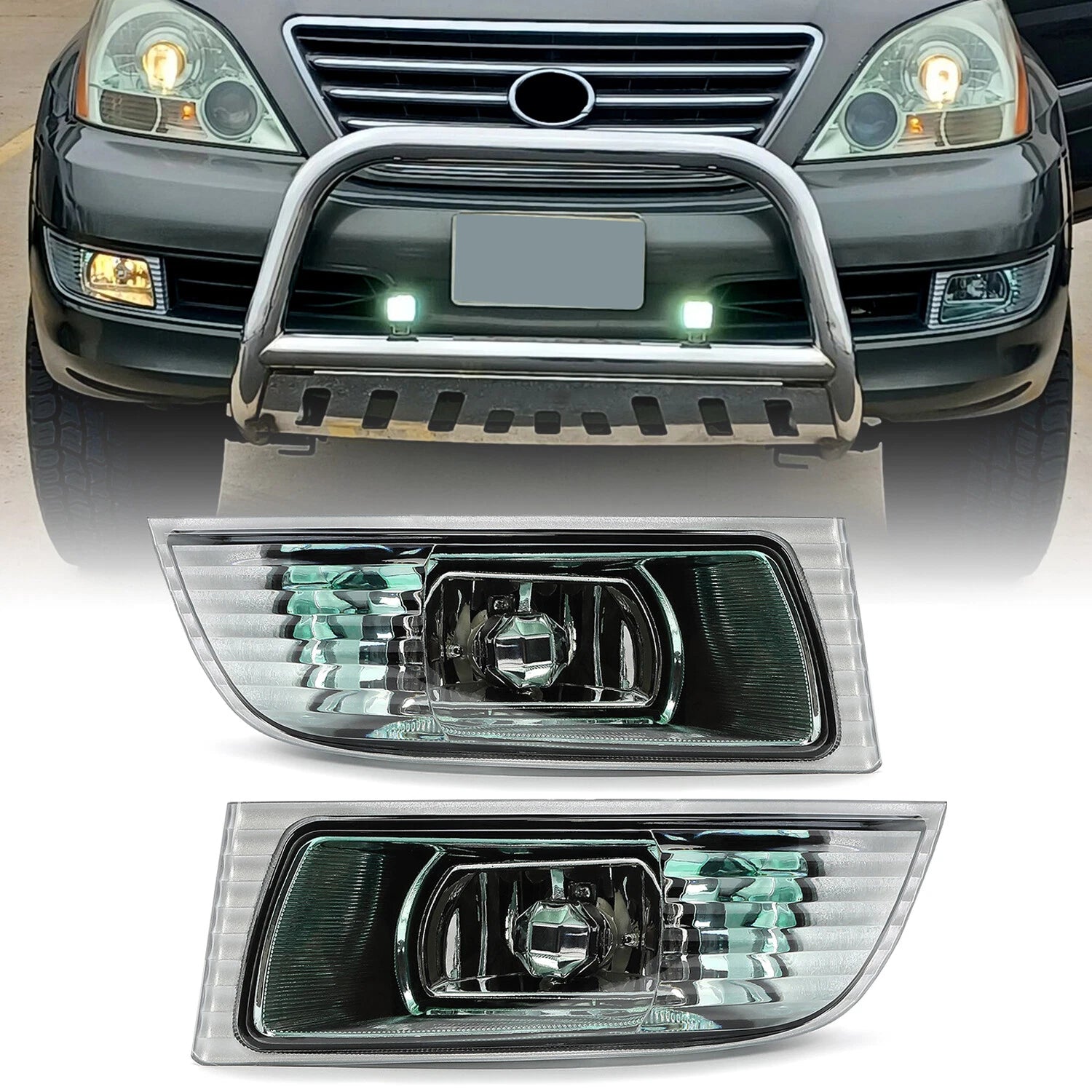 Pair Fog Lights for Lexus GX470 (2003–2009)