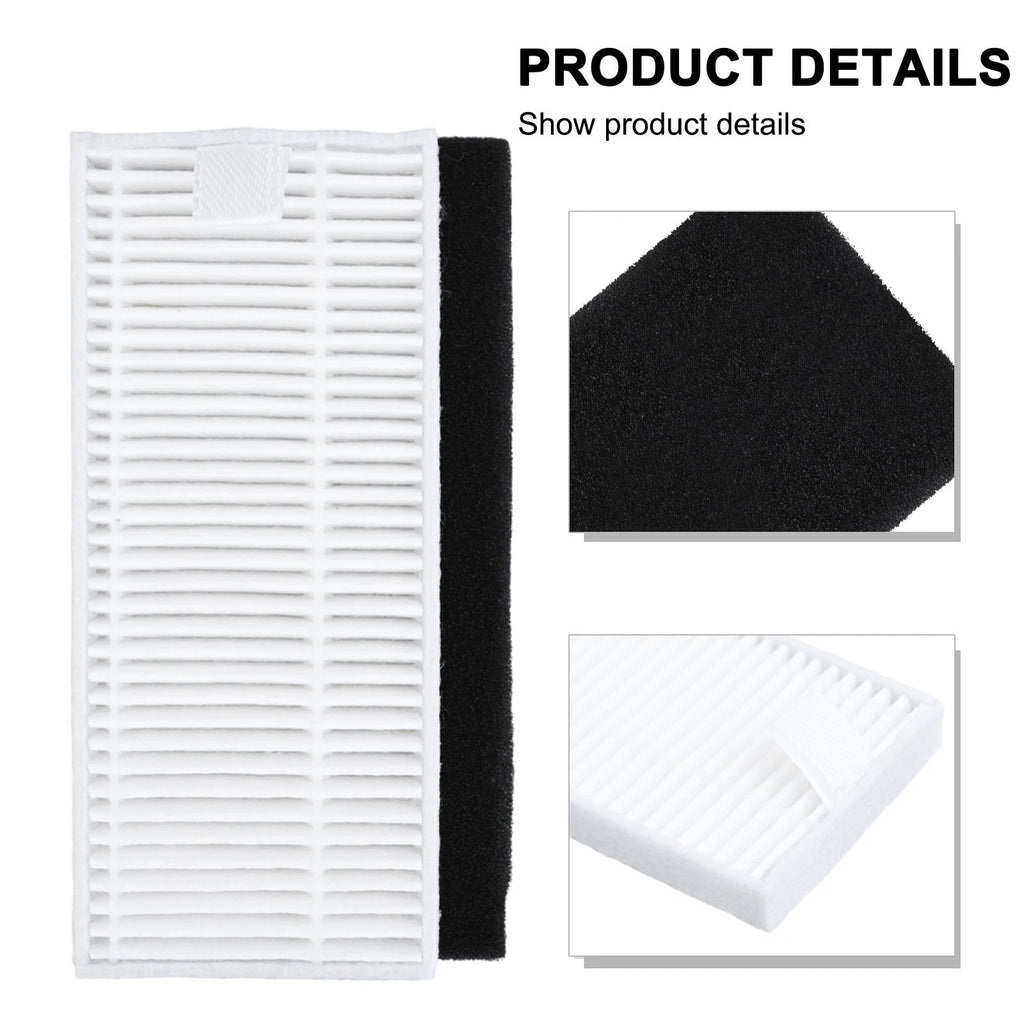 Set of 12 Filters for Tikom L9000 Robot Vacuum Cleaner