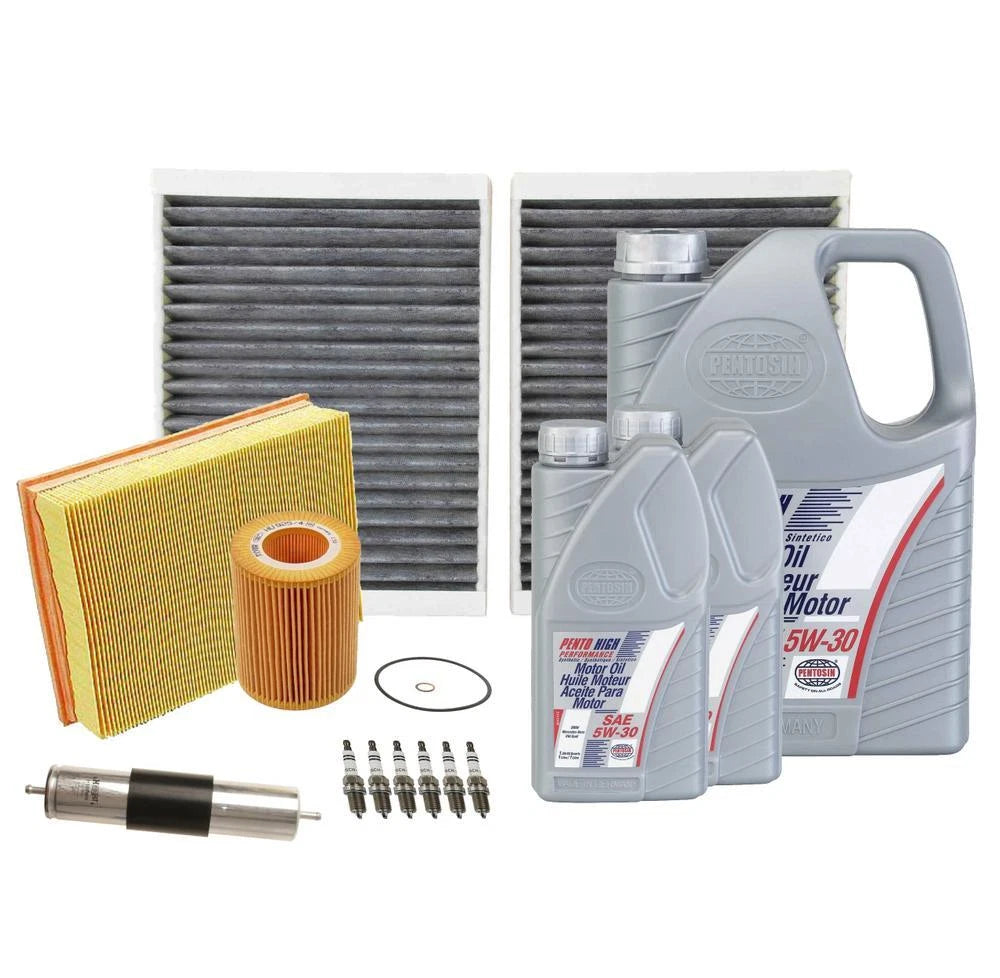 Tune Up and Filters Kit with Oil for BMW E39 528i (1997–1998)