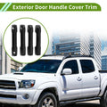 Exterior Door Handle Cover Trim for Toyota Tacoma (2024–2025) Carbon Fiber Black