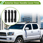 Exterior Door Handle Cover Trim for Toyota Tacoma (2024–2025) Carbon Fiber Black