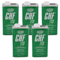Set of 5 Pentosin CHF 11S Power Steering Hydraulic Oil for