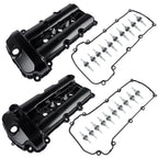 2X Engine Valve Covers with Gaskets for Jaguar S-Type (2002-2008)
