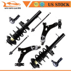 Front Struts Spring Assembly Lower Control Arm Tie Rod for Ford Focus (2000–2004)