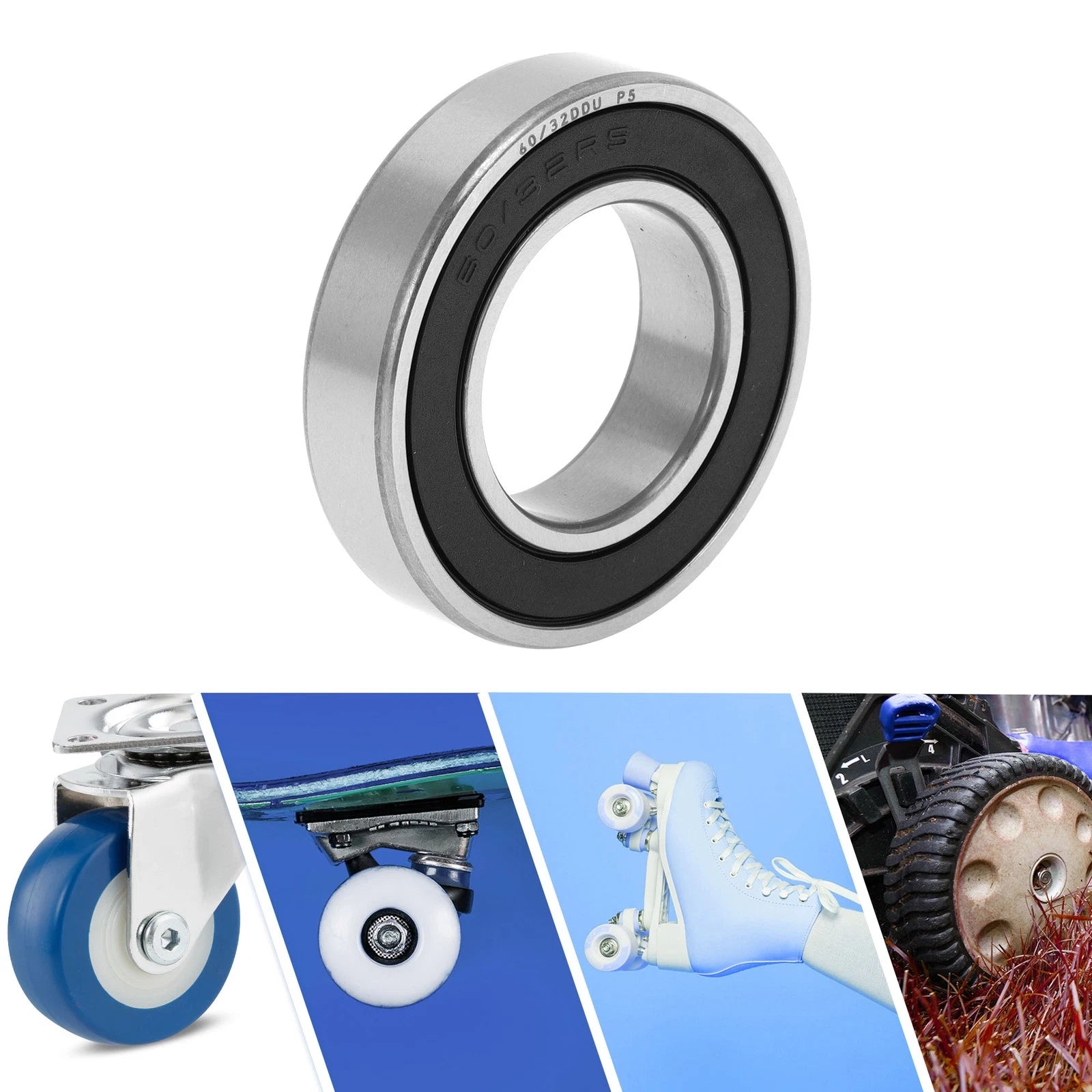 Deep Groove Ball Bearing P5 for Scooter Skateboard Wheel (32x58x13mm)