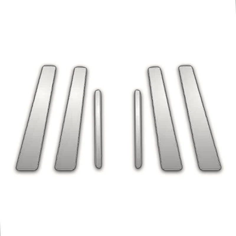 6Pc Chrome Pillar Post Covers Replacement for Lexus RX 300 (1997–2003)