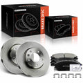 Front Disc Brake Rotors & Ceramic Pads for Kia Sedona (2002–2004)