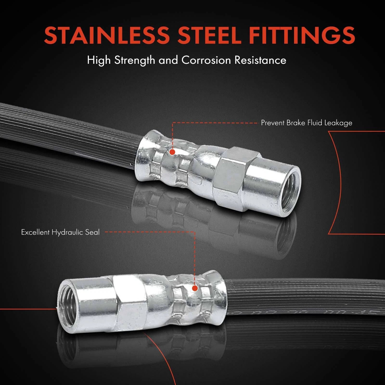 Rear Brake Hydraulic Hose for Mercedes-Benz G550 G63 AMG (2009–2018)
