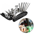 1pc 16-in-1 Folding Bicycle Repair Tool for Multi Function Bike