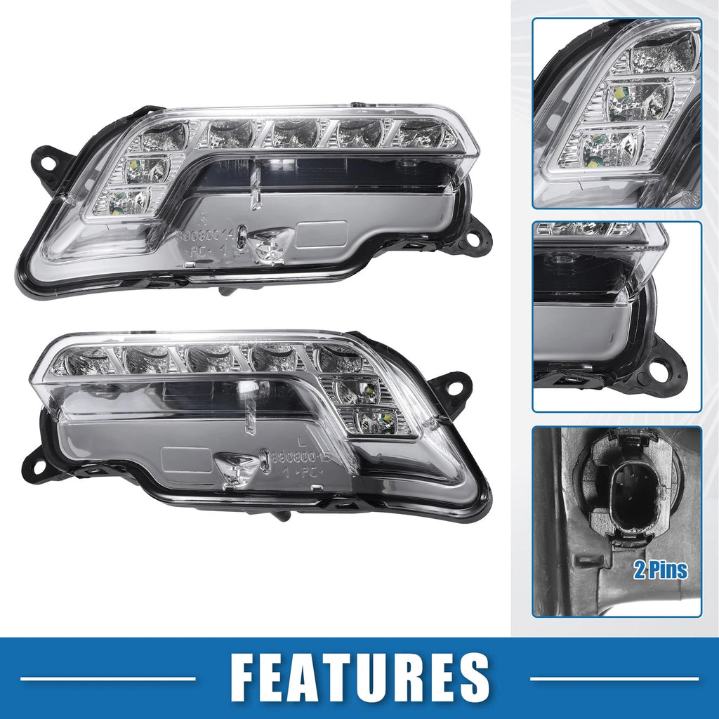 LED Daytime Running Lights 2128200756 for Mercedes (1 Pair)