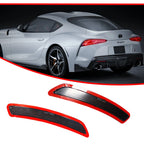 2X Smoked Lens Rear Fender Side Marker Reflectors for Toyota GR Supra (2020–2025)