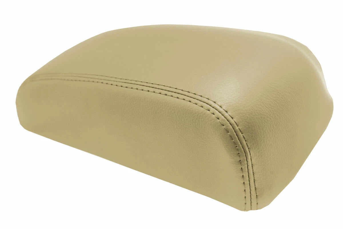 Leather Console Lid Armrest Cover for Nissan Maxima (1997–1999) Beige