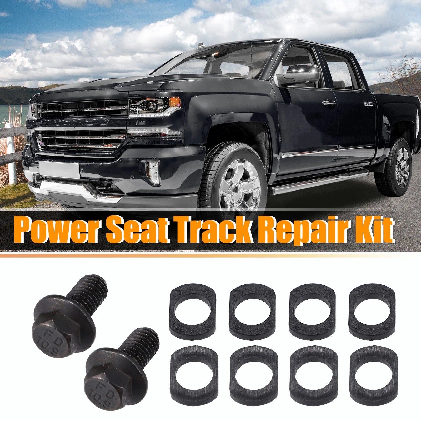 Set of 2 Power Seat Track Repair Kits for Chevrolet Express 2500 3500 (1996–2019)