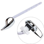 Toilet Tank Flush Lever Handle Assembly Chrome Finish for Universal Fit