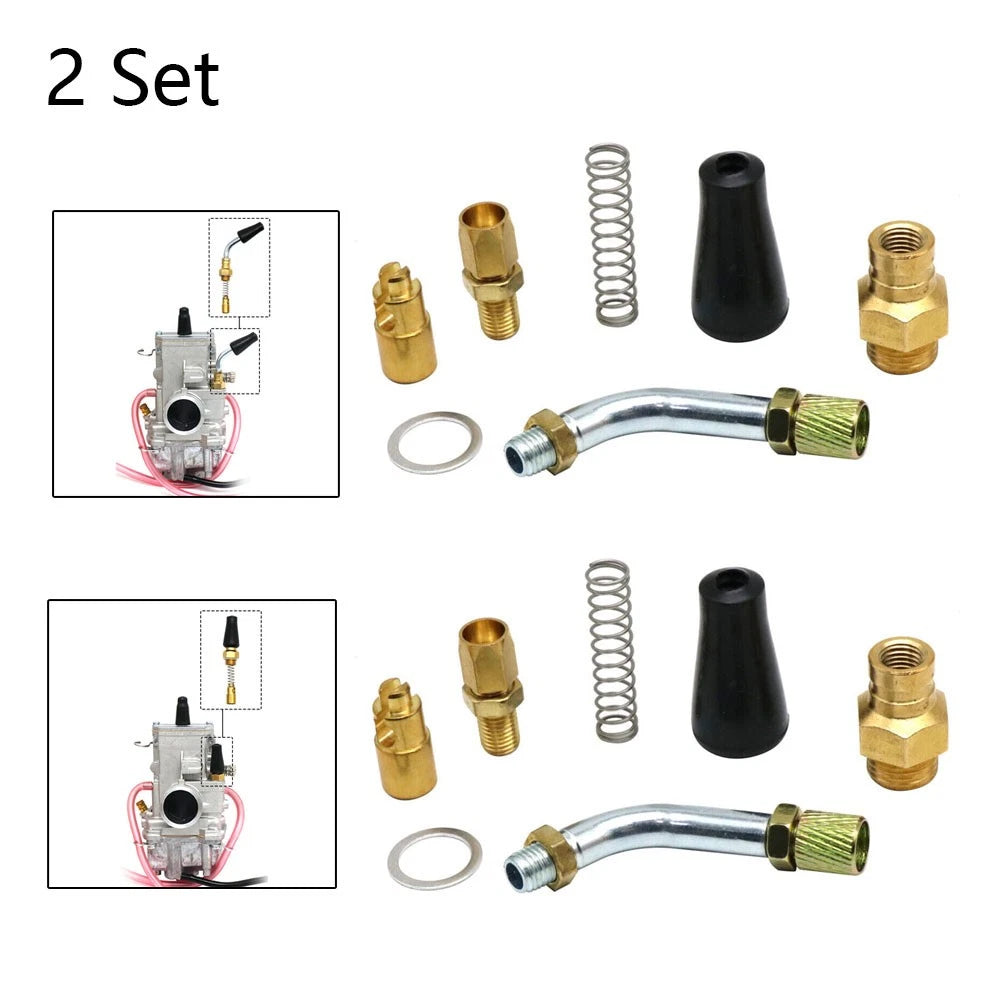 2X Carburetor Cable Choke Starter Plunger Kit MK-413 for Mikuni TM/VM (N/A)