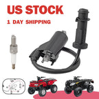 Ignition Coil Pack & Spark Plug Cap for Arctic Cat Prowler 700 1000 550 (2007–2019)