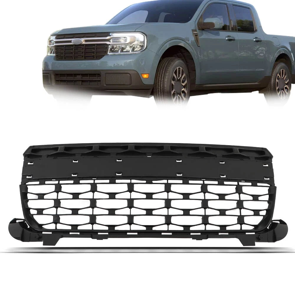 Front Grille Assembly Matte Black for Ford Maverick (2022–2023)