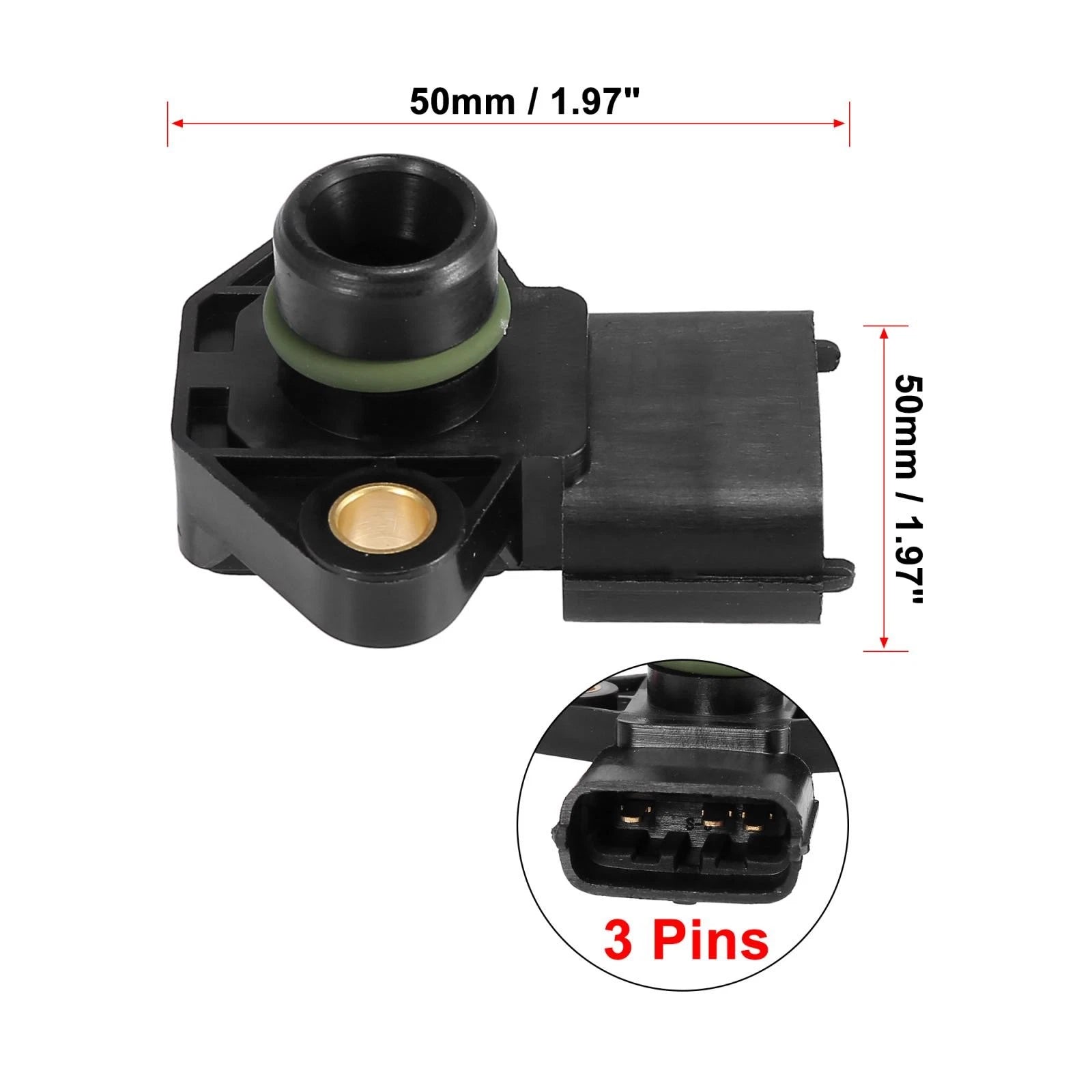 Manifold Absolute Pressure Sensor for Hyundai Kia (39300-38200, 39300-38100)