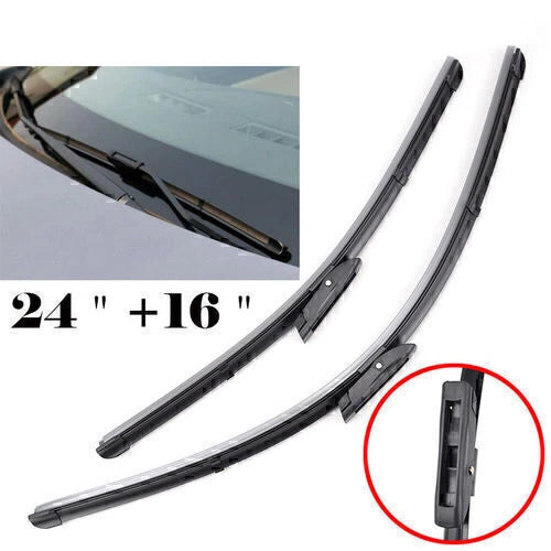 Set of 2 Front Windshield Wiper Blades for Renault Fluence (2010–2017) Megane (2008–2016)