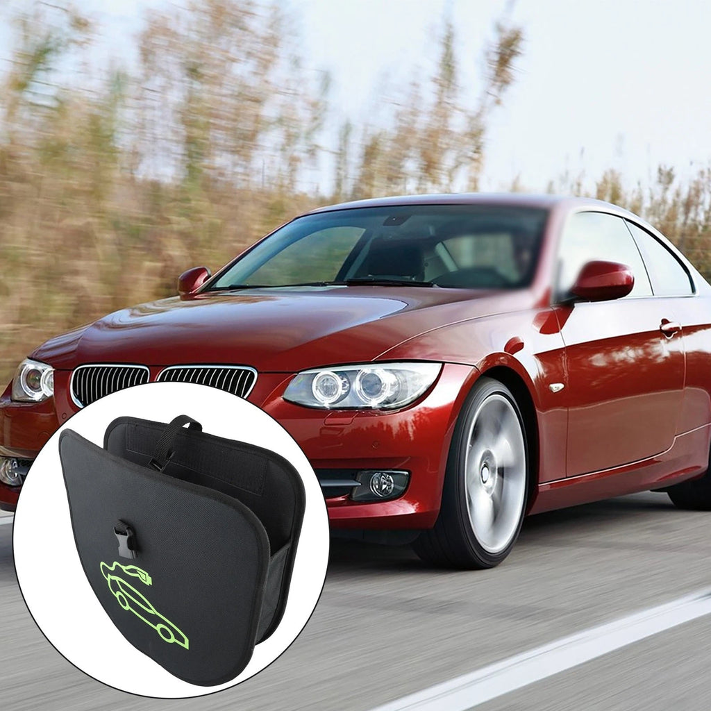 Electric Vehicle Charging Line Storage Bag for EVs (Black)