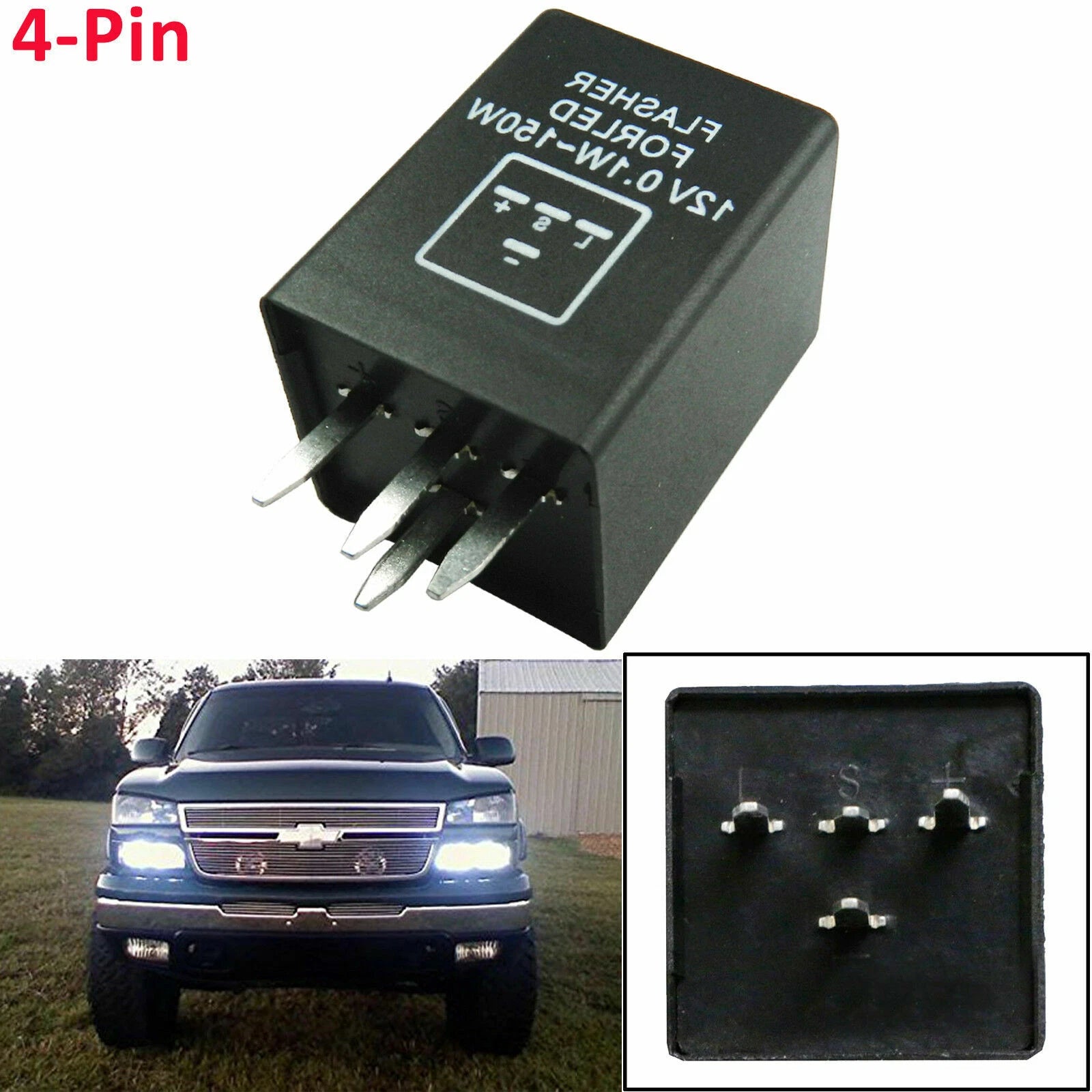 12V LED Flasher Relay for EP29 EP29N (2010–2010)