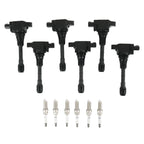 Set of 6 Ignition Coils for Infiniti G37 FX37 Q70 Q60 Nissan 370Z (2009–2016)