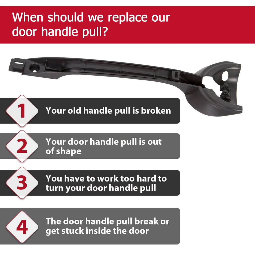 Right Hand Interior Door Handle Pull for Chevrolet SSR (2003–2006) 15841790