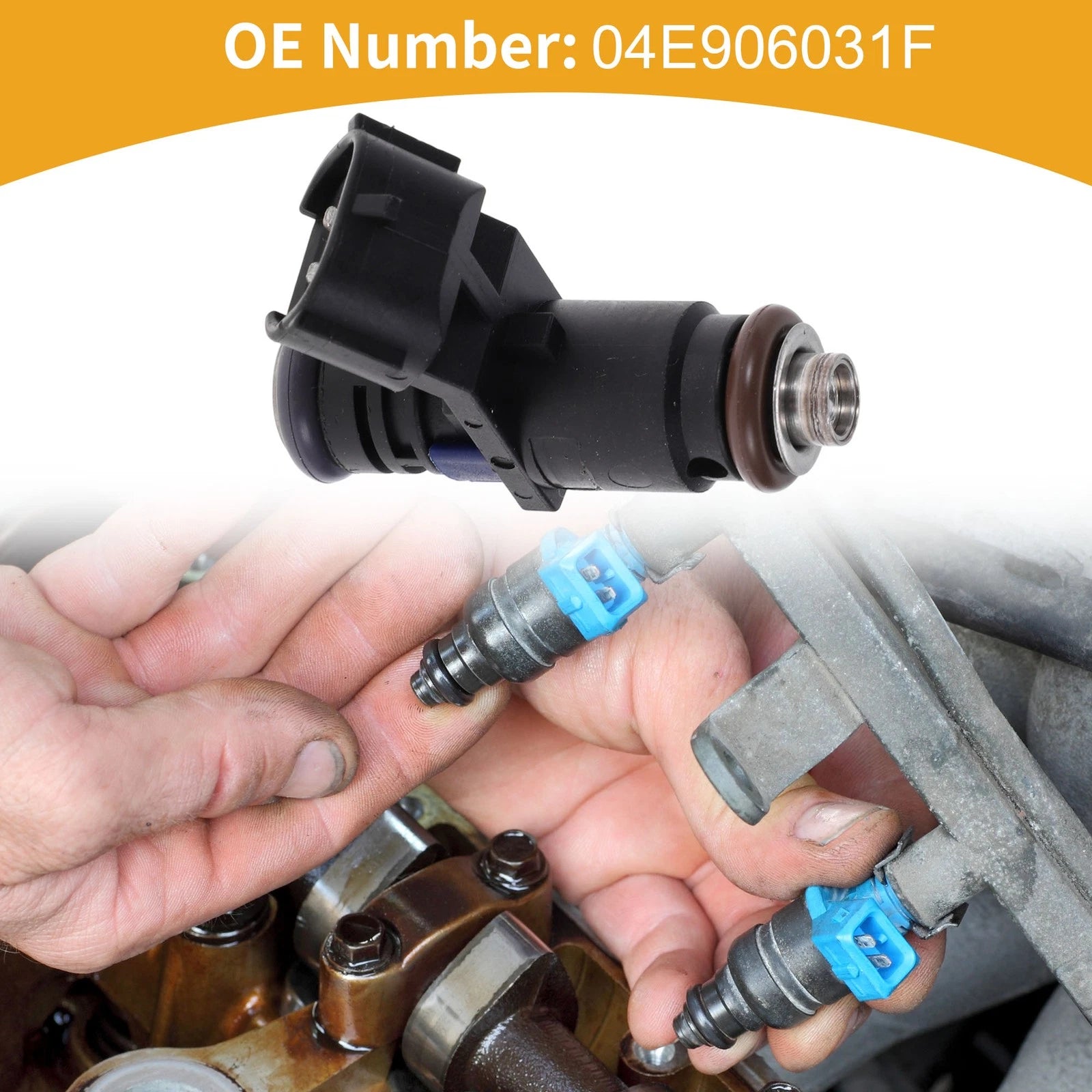 1 Pc Fuel Injector No.04E906031F for Volkswagen Polo V (2009–2017)