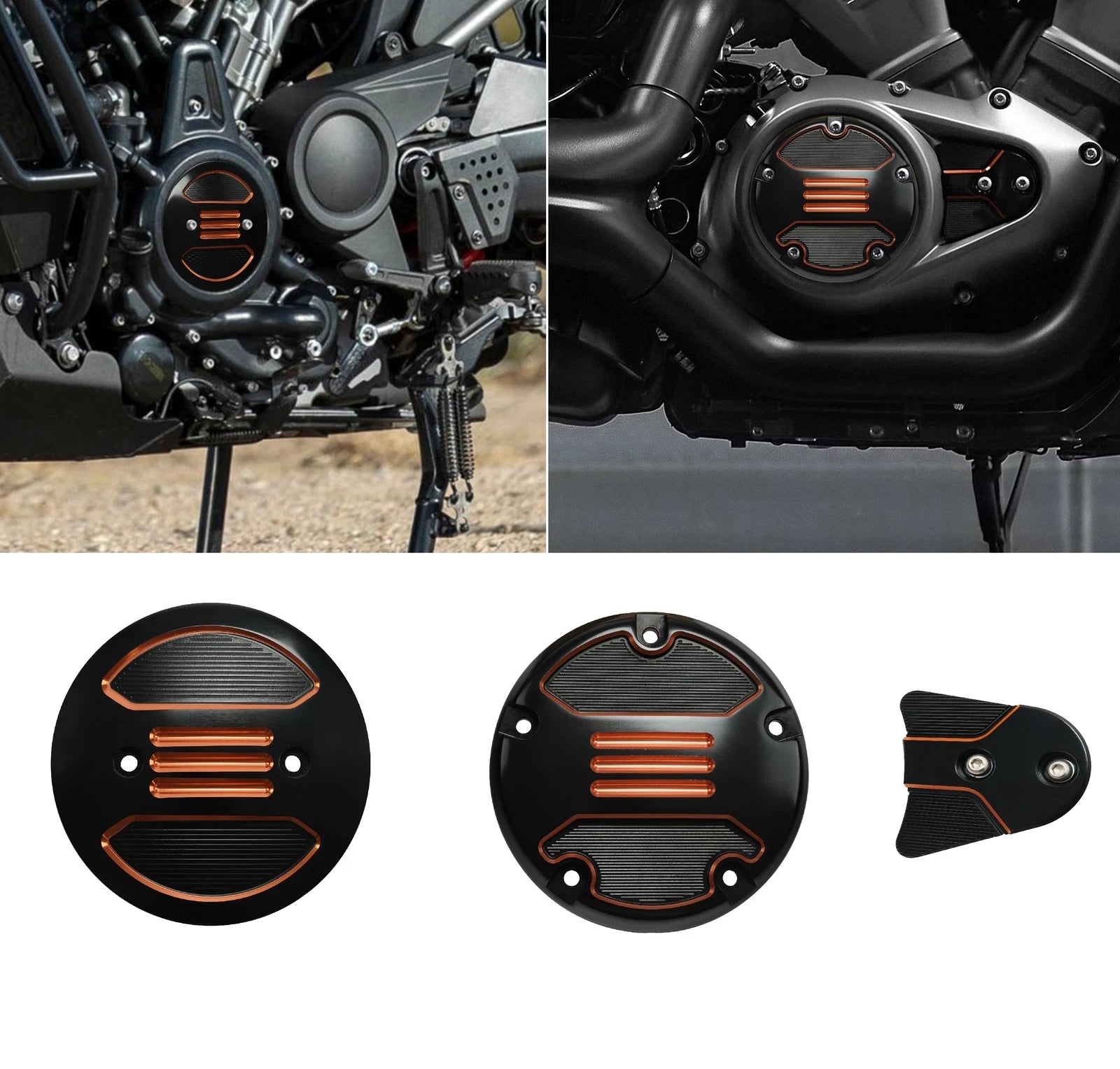 Alternator Clutch Plug Timer Covers for Harley Sportster S Nightster (2021–2025)