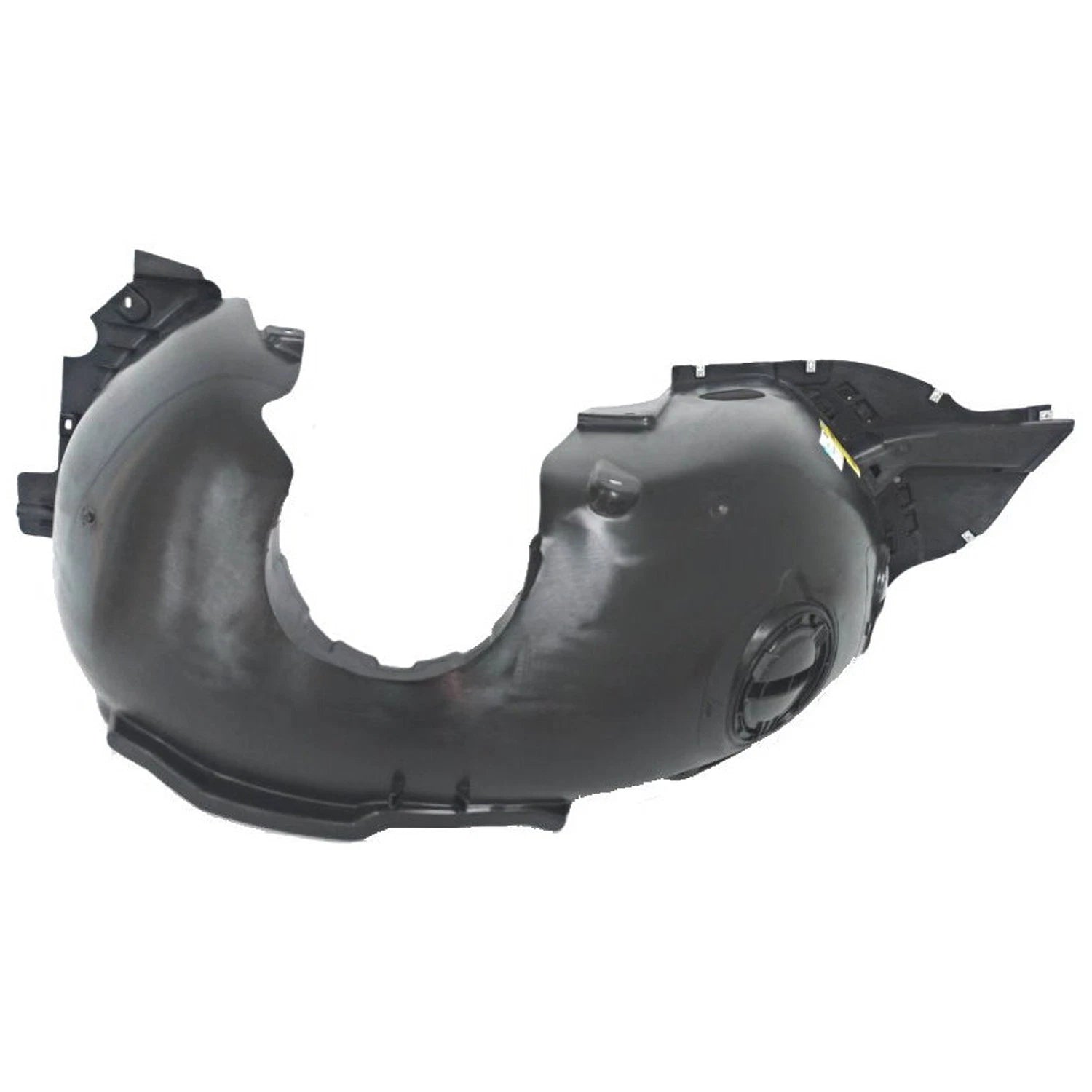 Replacement Polypropylene Front Passenger Side Fender Liner w/Fog Lamps