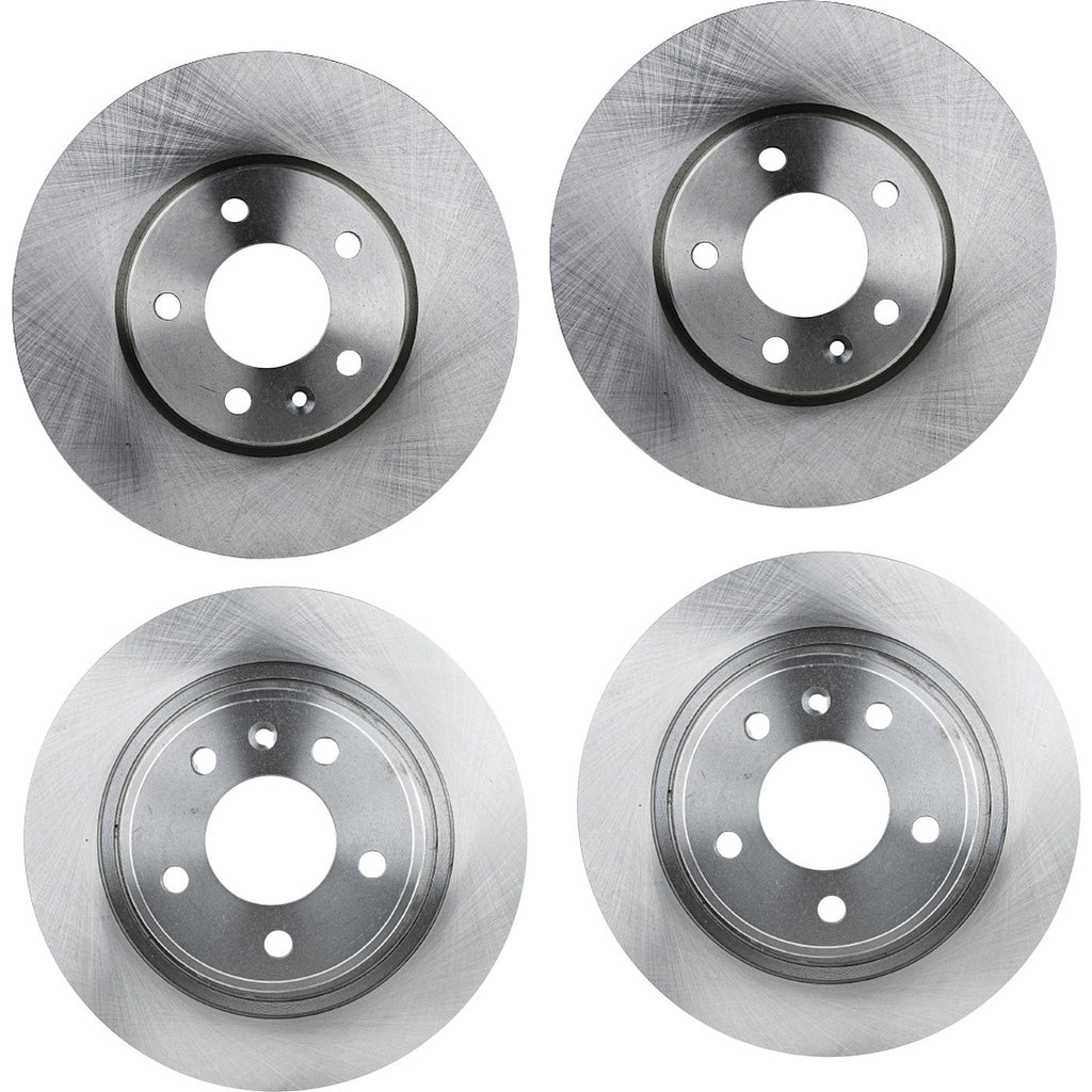 Front and Rear Disc Brake Rotors for Chevrolet Cruze (2014–2015)