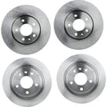 Front and Rear Disc Brake Rotors for Chevrolet Cruze (2014–2015)