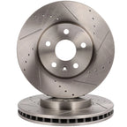 Front Drilled Slotted Brake Rotors for Chevrolet Equinox Malibu (2013–2015)