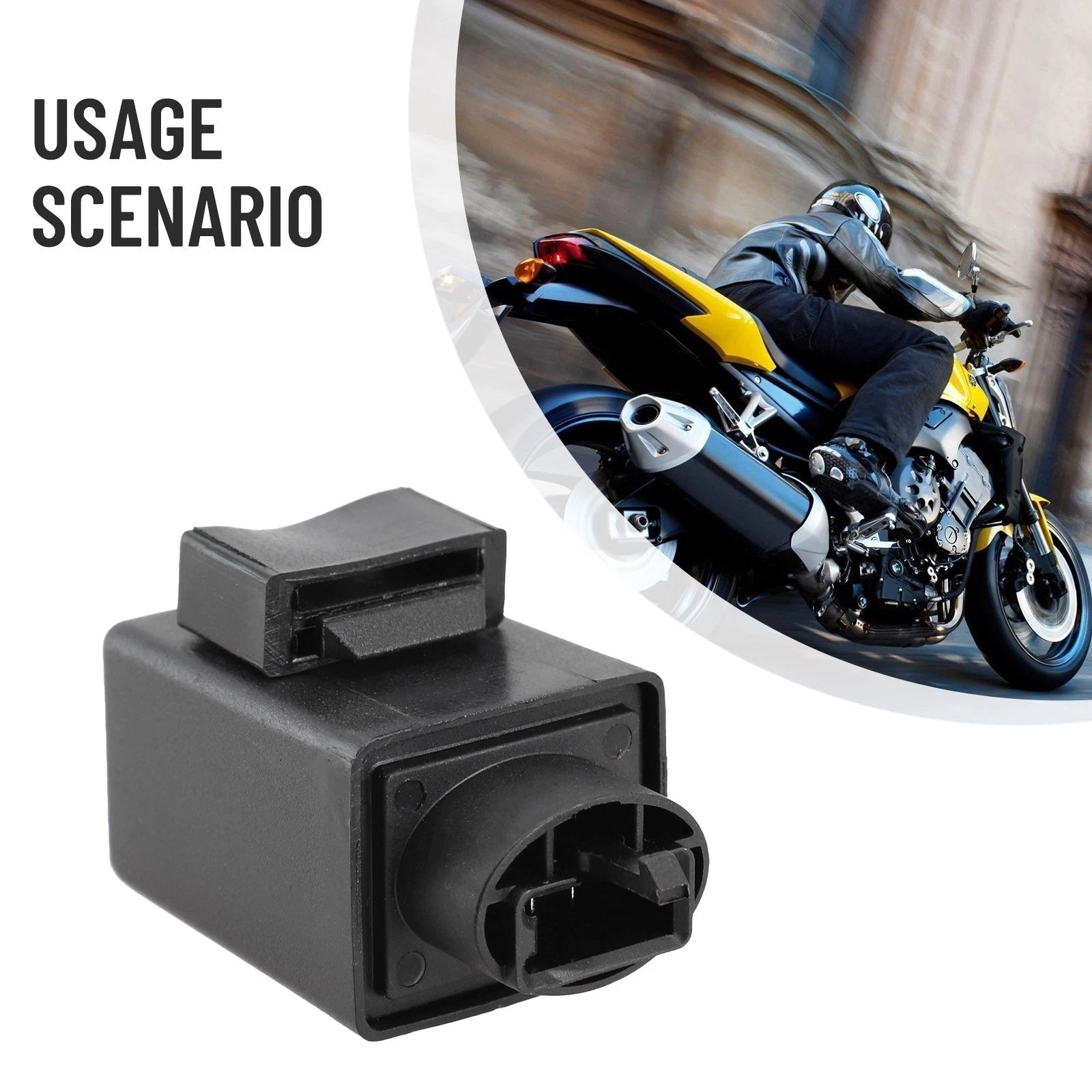 3-Pin LED Flasher Relay for Motorcycle (12V)