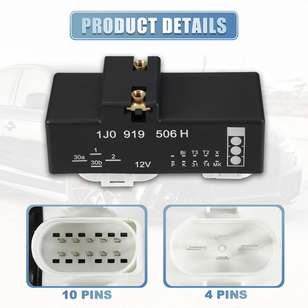 Radiator Fan Control Module for VW Golf Jetta Audi TT (1999) 1J0919506H